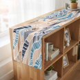thumbnail image 6 of Table Runners 90 Inches Long Dress Scarves, Ombre Blue Brown Farmhouse Coffee/Dining/Kitchen Table Runner for Living Room, Summer Abstract Coastal Ocean Beach Wave 13x90 Inch, 6 of 9