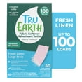 thumbnail image 1 of Tru Earth Fabric Softener Sheets - Fresh Linen - 50 Sheets, 1 of 7