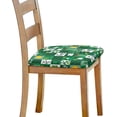 thumbnail image 3 of St. Patrick Green Lattice Office Chair Cushion Slip Covers Breathable Square Dining Chair Outdoor Chair Seat Cover Machine Washable Non-Slip Chair Cushion Slipcover, 3 of 5