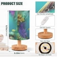 thumbnail image 3 of Green Sea Turtle in Ocean Bedside Table Lamp LED Warm Lights with USB Charging Port Retro Cylinder Desk Lamps, 3 of 7