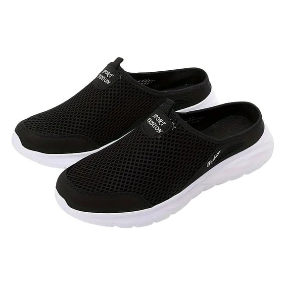 YLYL Mens Orthopedic Sneakers Arch Support Fashion Casual Comfortable Breathable Open Back Walking Shoes