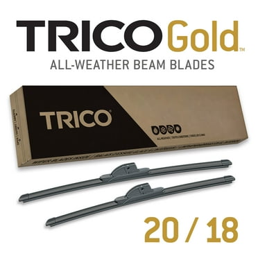 TRICO Gold 2 Pack All Weather Automotive Replacement Wiper Blades 20 and 18 Inch (18-2018)