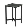 thumbnail image 6 of Wisfor 4 Person Vintage 41.4" High Pub Bar Table Breakfast Dining Tables Sturdy Metal Frame, Matte Gray, 6 of 11