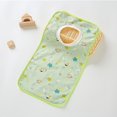 thumbnail image 3 of lote De 2 Grands Bavoirs Bb Et Maternelle (vert, Beige) En Coton Ultra Confortable Et Doux, Col Extensible Facile, Sac De Rangement Pour Enfants De, 3 of 5