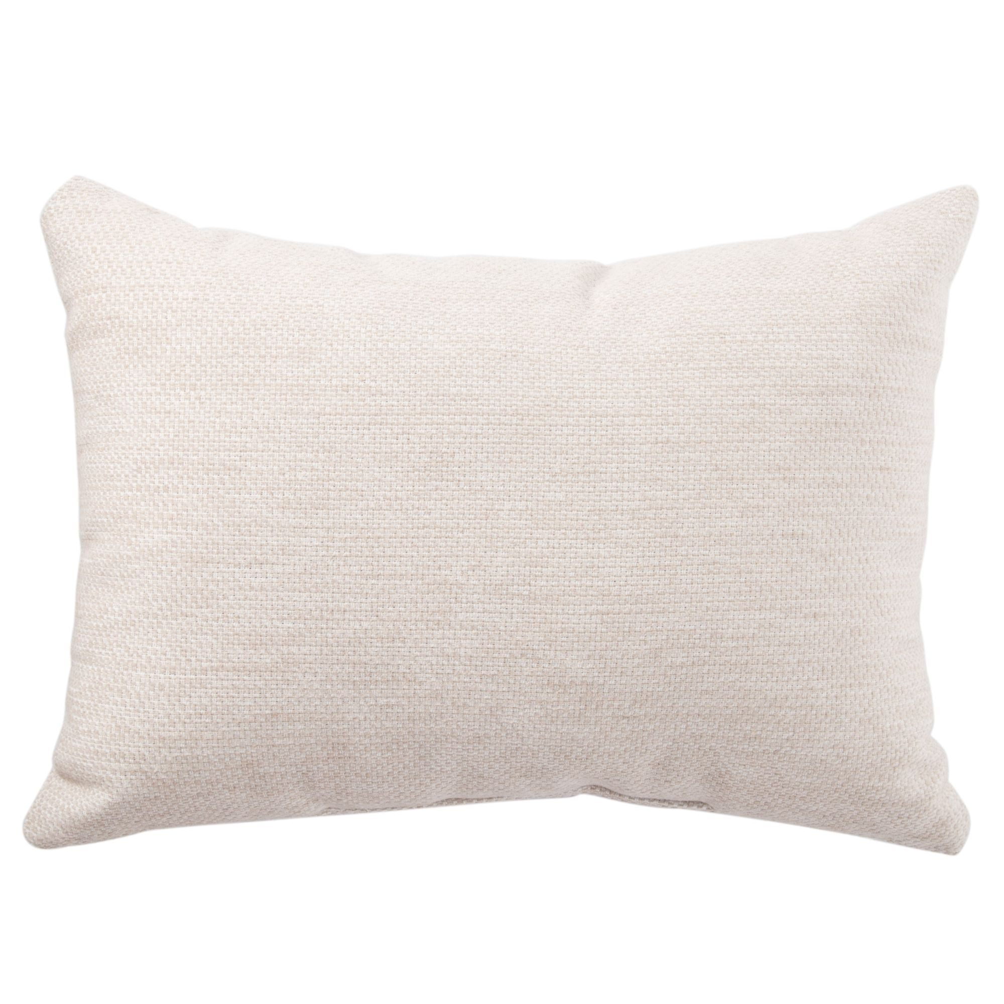18" Cream White Solid Outdoor Patio Rectangular Throw Pillow Walmart