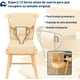 thumbnail image 3 of Asiento Elevador para Niños, Bluelander, Cojín para Silla, Antideslizante y Portátil con Correa de Seguridad, Crema, 3 of 5