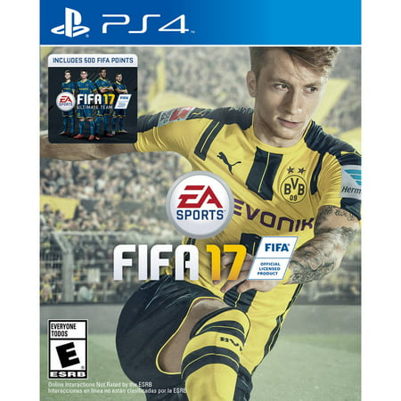 FIFA 17 (PS4) with Bonus 500 FIFA Ultimate Team (The Best Fifa 14 Ultimate Team)