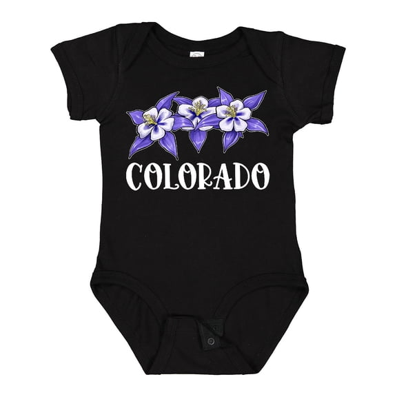 Inktastic Colorado Columbine Flowers Boys or Girls Baby Bodysuit