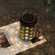thumbnail image 3 of 1 paquete de luces solares para exteriores, lámpara de mesa con energía solar, luces colgantes, lámpara de jardín, linterna de metal con asa para patio, jardín, pasarela al aire li, 3 of 5