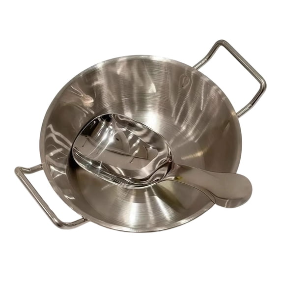 Pitycbo Stainless Steel Bowl and Spoon Kitchen Utensils Multifunctional Dessert Bowl for
