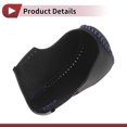 thumbnail image 4 of Cubierta de pomo de cambio antideslizante Unique Bargains para palanca de cambios de coche, protector para Nissan Murano 09-13, cuero sintético negro y azul, 4 of 6