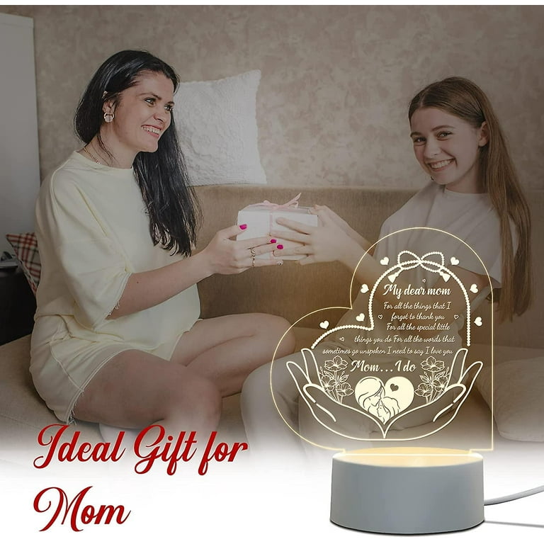 Mom Gifts, Gifts For Mom Night Light Lamp, Mom Birthday Gifts