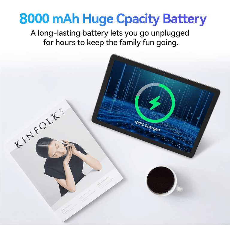 Tablet Android 14 Tablet,10 Inch Android Tablet with Keyboard,5G