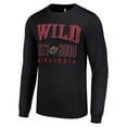 thumbnail image 2 of Men's Starter Black Minnesota Wild  Logo Graphic Long Sleeve T-Shirt, 2 of 3