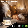 thumbnail image 5 of Humidificadores de niebla fría para bebé para dormitorio silencioso, humidificador pequeño de 16,91 onzas para el hogar con luz nocturna y proyector de estrellas para niños, 5 of 5