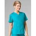 thumbnail image 2 of Core by Maevn Women's V-Neck Solid Scrub Top, 2 of 3