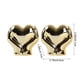 thumbnail image 3 of Juego de 2 adornos para San Valentín | Figuras de cerámica con forma de corazón | Acabado metálico dorado y plateado | Decoración romántica para escritorio, mueble de TV o estantería, ideal para, 3 of 6