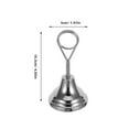 thumbnail image 2 of unbranded 2Ud Soporte Para Tarjetas De Negocios De Metal Plateado Para Escritorio Con Multifuncional Y Clip Firme, 2 of 8