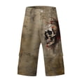 thumbnail image 3 of WILLBEST Pantalones Cortos para Hombre con Estampado de Bolsillo y Botones y Cremallera, 3 of 3