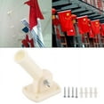 thumbnail image 2 of Self Drilling Anchors Flagpole Base, Designed To Simplify Installation On Drywall Ceiling Walls Or Dense Plasterboards, 8 Screws Included, 2 of 5