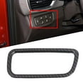 thumbnail image 3 of Carbon Fiber Headlight Button Frame Cover Trim for Hyundai Santa Fe 2019-2023, 3 of 8