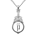 thumbnail image 1 of Chinese character component jie Pendant Jewelry Music Guitar Torque Hangtag, 1 of 3