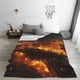 thumbnail image 5 of Fotbe Cool Fire Man Manta de Franela Acolchonada con Estampado, Súper Suave y Esponjosa, Extra Grande para Sofá, Cama, Uso Todo el Año-80"x60", 5 of 7