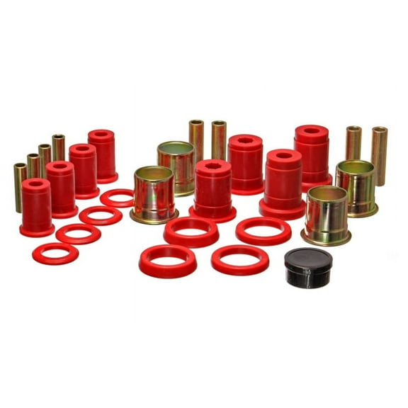 Energy Suspension 75 Chevy Monza/Vega Red Rear Control Arm Bushing Set Fits select: 1971-1973,1974 CHEVROLET VEGA