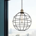 thumbnail image 2 of Innovations Lighting  Ballston Lake Placid - 1 Light 12" Cord Hung Pendant Brushed Brass, 2 of 2