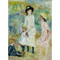 thumbnail image 3 of Pierre-Auguste Renoir 19x24 Black Modern Framed Museum Art Print Titled - Children on the Seashore, Guernsey (circa 1883), 3 of 5
