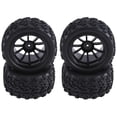 thumbnail image 3 of 12mm Hex 1/10 Rc Truck Wheels And Tires For 2wd Vxl Redcat ,b, 3 of 5