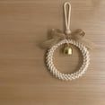 thumbnail image 4 of Minimalist and Pure Handmade Woven Hom Bedroom Decoration Hang Decorations Gift Children's Room Decoration Bell Wall Decoration (bilayer), 4 of 5