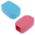 thumbnail image 1 of 2pcs Cepillos de lavado de silicona de color caramelo Color de mano Mini pinceles de lavado de mano de uso múltiple Pincel de limpieza de lavandería de uso múltiple Cepillos de lavado de ropa, 1 of 7