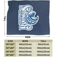 thumbnail image 3 of Fayetteville State University Logo Fleece Blanket, Very Soft Microfiber Flannel Blanket for Couch Warm and Cozy for All Seasons, 3 of 6