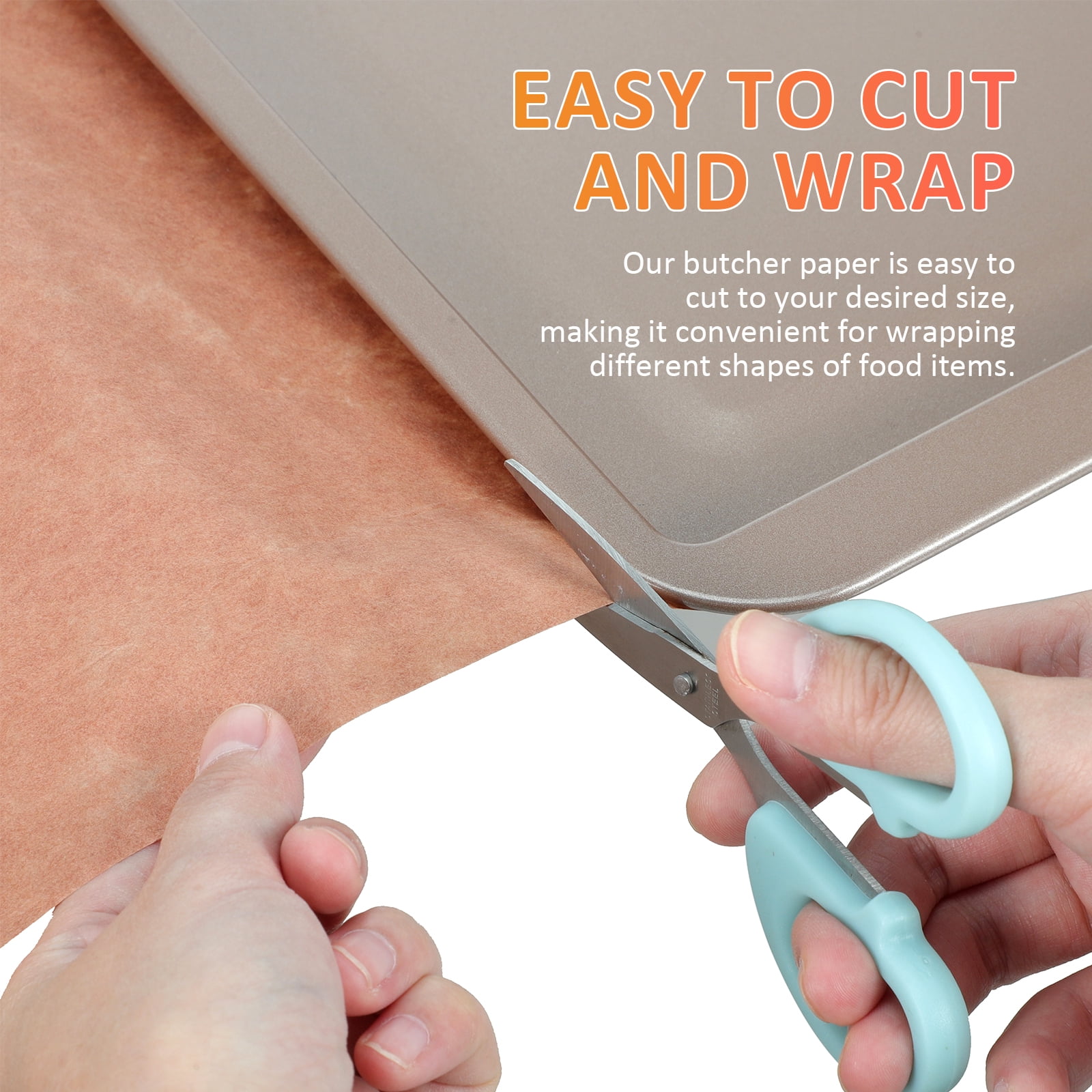 OFFIGAM Parchment Paper for Baking Butcher Paper Pink Kraft Paper 1 Roll