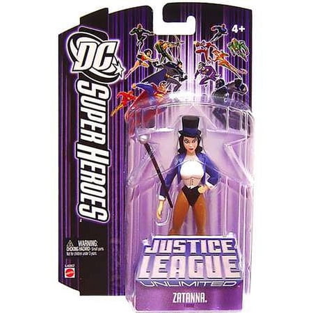 DC Justice League Unlimited Zatanna with Staff Action Figure [Purple Card]
