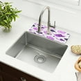 thumbnail image 6 of Purple Candy Pattern Single Compact Faucet Drying Pad 14.7x5.4in Absorbent Mat for Small Sinks, Vanity Countertops, 6 of 10