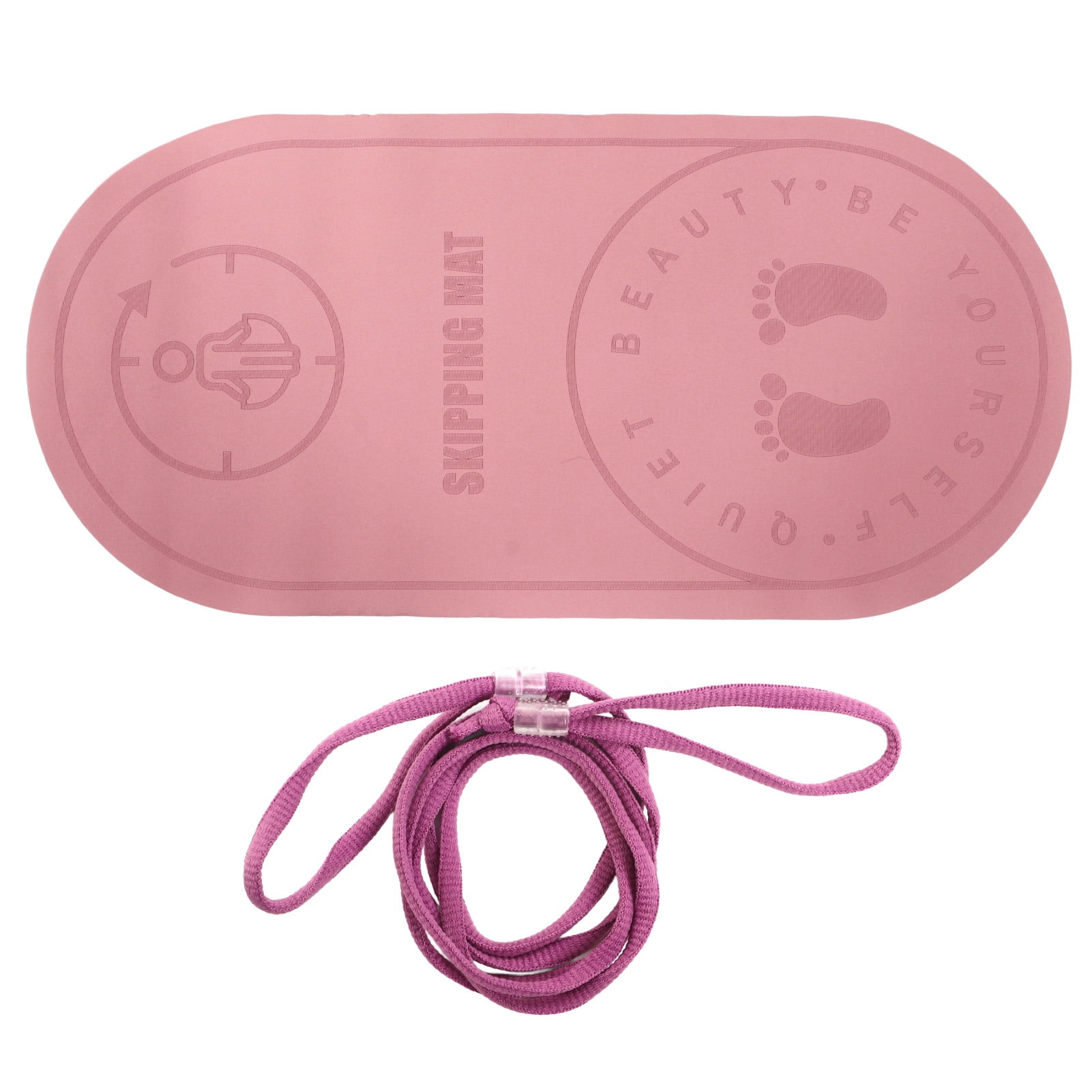 Rope Skipping Mat, Rope Mat Noise Reduction Avoid Disturbing Easy To