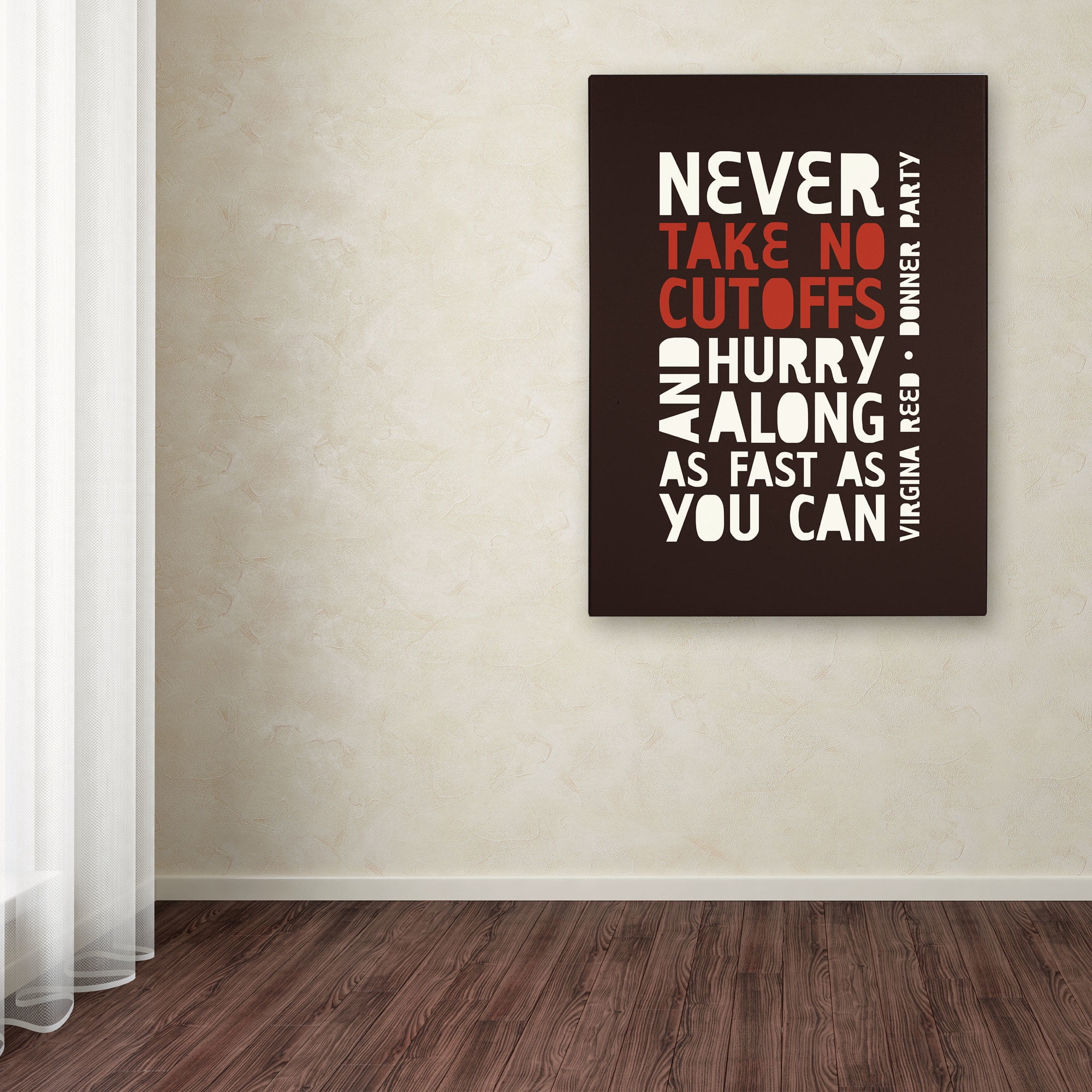 Trademark Fine Art "Donner Party II" Canvas Art by Megan Romo
