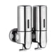 thumbnail image 1 of 2 dispensadores de jabón líquido, dispensador de jabón, dispensador de ducha de acero inoxidable rellenable, dispensador de jabón montado en la pared, 1 of 9