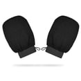 thumbnail image 2 of HOMEIORA 2PCS Exfoliating Glove Body Scrubber - Exfoliating Mitt Dead Skin Remover, Shower Face and Body Exfoliator - Korean Style Skin Scrubber Washcloth - Spray and Self Tan Remover, Black, 2 of 8