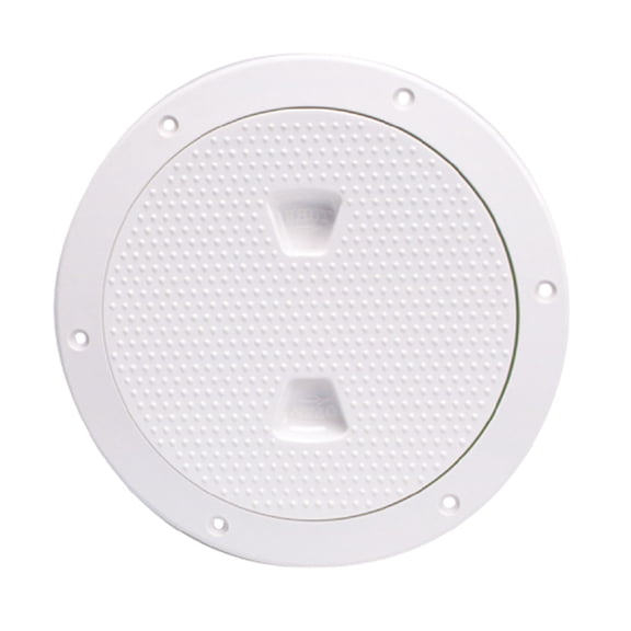 Beckson DP62-W Screw-Out Deck Plate, White, 1 Count (Pack of 1)