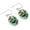 Abalone Shell, variant on Natural Smithsonite Earring 925 Sterling Silver Handmade Jewelry
