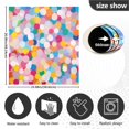 thumbnail image 5 of Yayeee Magnetic Dishwasher Cover for The Front Decoration Home Kitchen Machine Sticker Protector, Purple Colorful Circles, 5 of 6