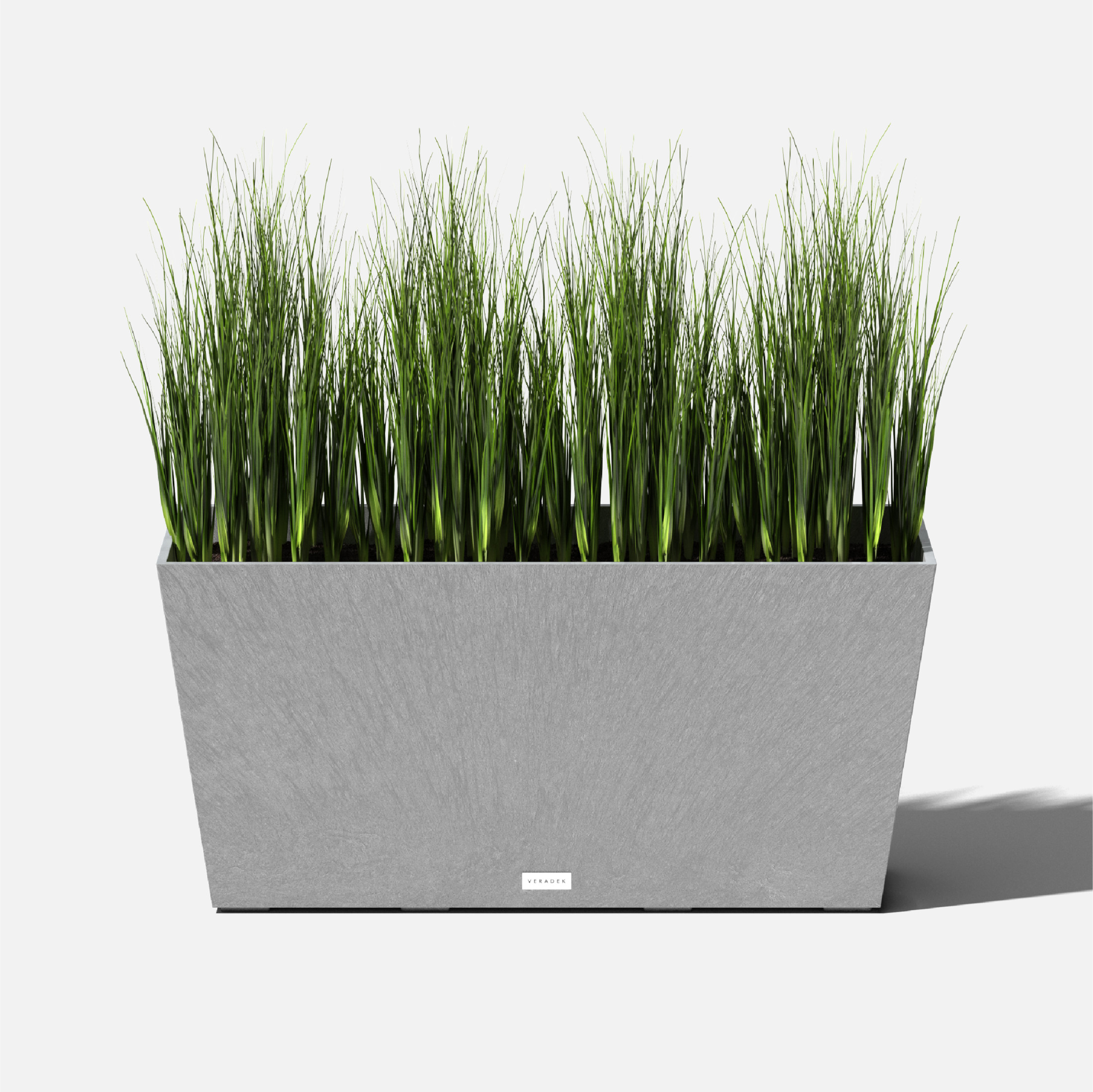 Veradek Pure Series Midori 31" Plastic Planter - Gray - image 10 of 10