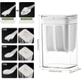 thumbnail image 2 of Yogurt Strainer 1100 ML BPA Fine Mesh Lid Leakproof Juice Filter Nut Milk Maker for Thick Greek Yogurt Soybean Milk, 2 of 5