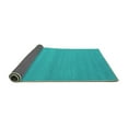 thumbnail image 2 of Ahgly Company Indoor Rectangle Abstract Turquoise Blue Contemporary Area Rugs, 7' x 10', 2 of 4