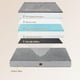 thumbnail image 5 of Cama ortopédica de espuma viscoelástica para perros EHEYCIGA, impermeable, gris, XL, 5 of 8