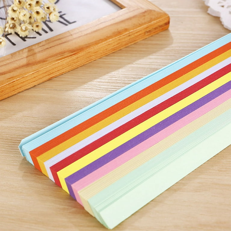 2700 Sheets Solid Color Origami Star Folding Paper Strips