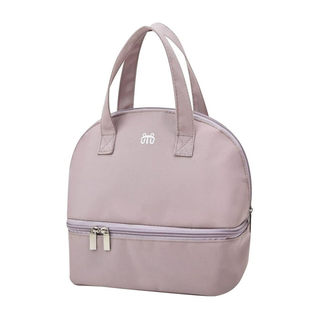 Portable Breast Milk Cooler Bag, Double Layer Insulated Storage for Pumping Moms, Leakproof Design, Compact Lunch Tote